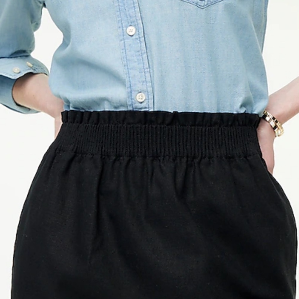 J. Crew wool blend skirt | black | size 4 - Picture 5 of 14